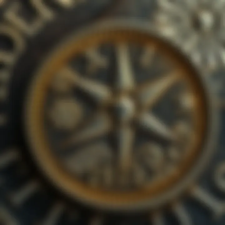 A close-up view of the rare 1915 Cuban 1 Peso coin featuring a High Relief Star design, showcasing its intricate details.