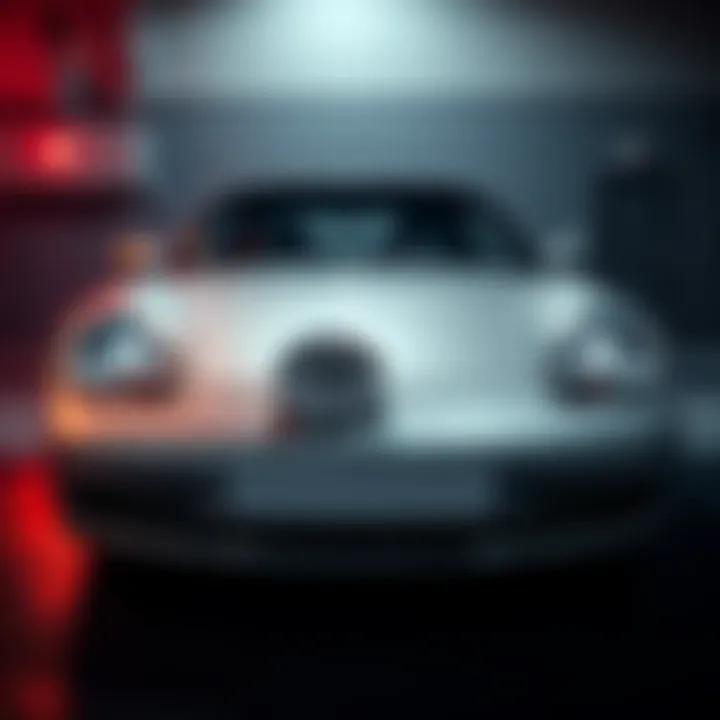 A 1999 Porsche 911 Carrera 4 Coupe showcased with a focus on its design and features, highlighting the car's exterior condition and style.