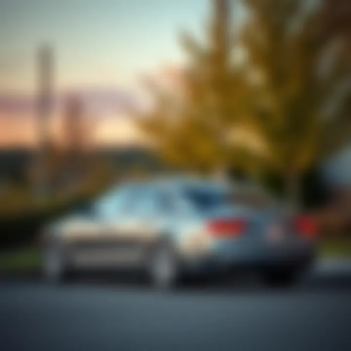 A 2007 Audi S8 parked on a scenic street, showcasing its sleek design and luxury features.