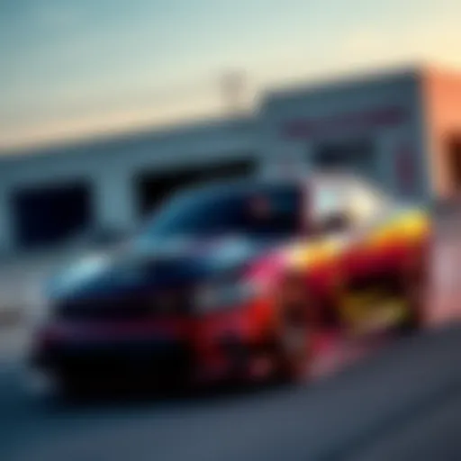 2015 Dodge Charger SRT Hellcat with 707 horsepower in a dynamic pose