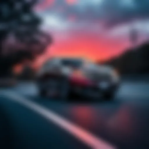 A 2026 CRV EXL driving on a highway with trees on the side