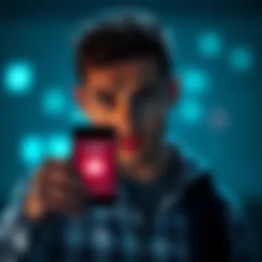 A person looking concerned while holding a smartphone displaying a digital wallet with a 24-word seed phrase