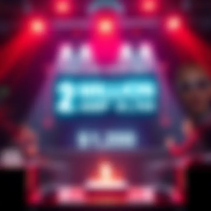A graphic showing 2 million amp available for purchase at $1,200, with a dollar sign and excited investors.