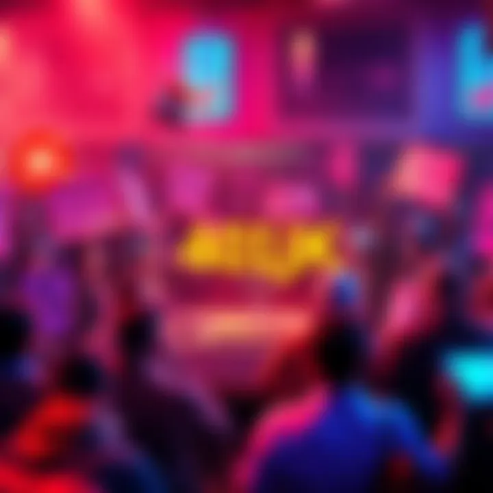 People celebrating the rise of the 401jK token, holding signs and banners against traditional pensions, in a lively atmosphere.