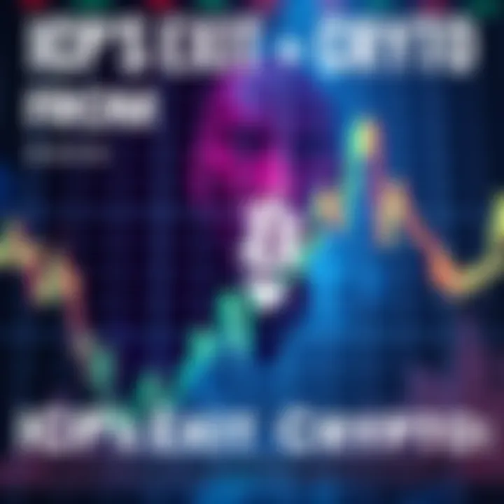 ICP's Exit from Crypto A graphic showing a downward trend in a crypto market chart with an icon representing ICP moving away from the crypto symbol