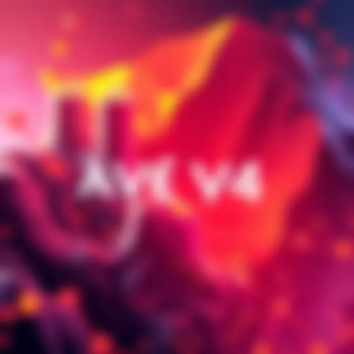 Aave V4 logo alongside Chainlink logo symbolizing their partnership for DeFi advancements