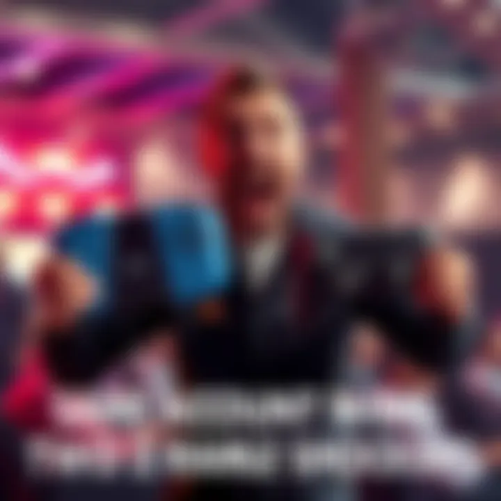 A raffle winner holding two new gaming consoles, showcasing surprise and excitement.