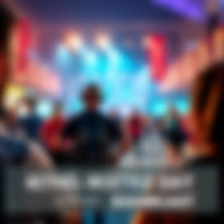 Participants sharing photos of their active moments for a contest