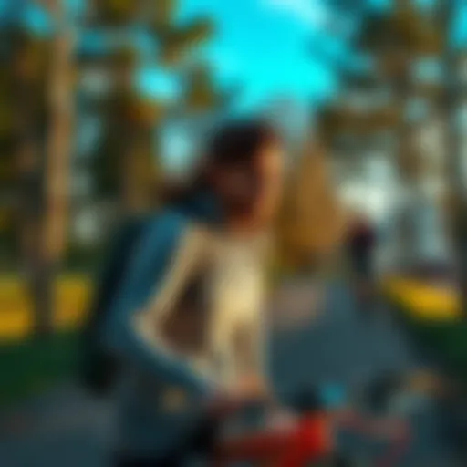 A person enjoying outdoor activities, like running or cycling, showcasing an active lifestyle for the contest.