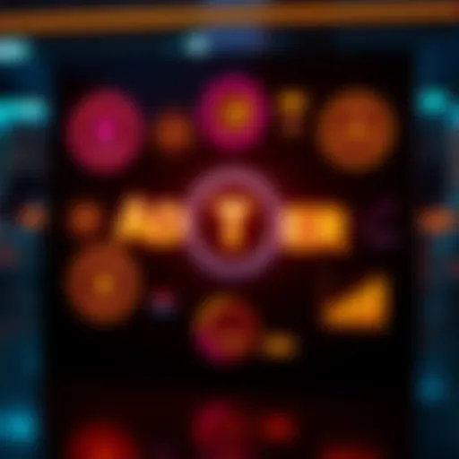 A graphic showing various badge icons and charts representing earnings optimization strategies for Ad Tiers.