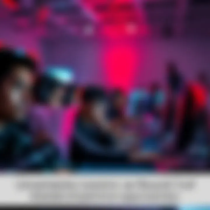 A group of worried participants looking at their computers while waiting for news about the results of Round 2 of Adobe's competition.