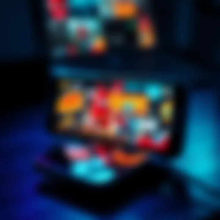 Ads Causing Unwanted App Downloads A smartphone displaying unwanted app downloads triggered by ads, showing a game ad on the screen
