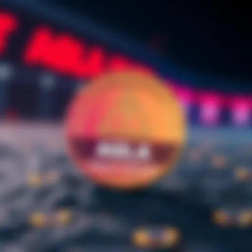 Graphic showing AGLA token with a warning symbol and BitMart logo, indicating delisting news