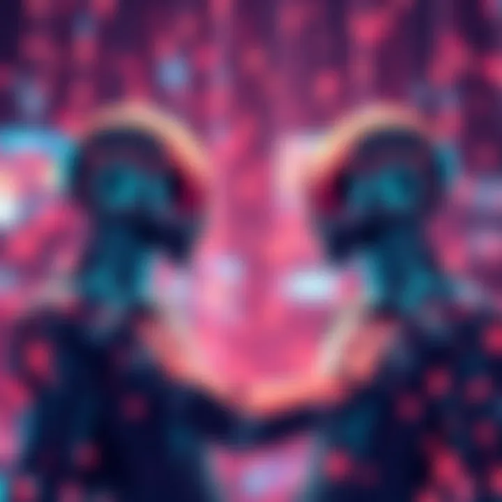 Illustration of AI agents connecting and communicating without barriers, symbolizing trustless collaboration.