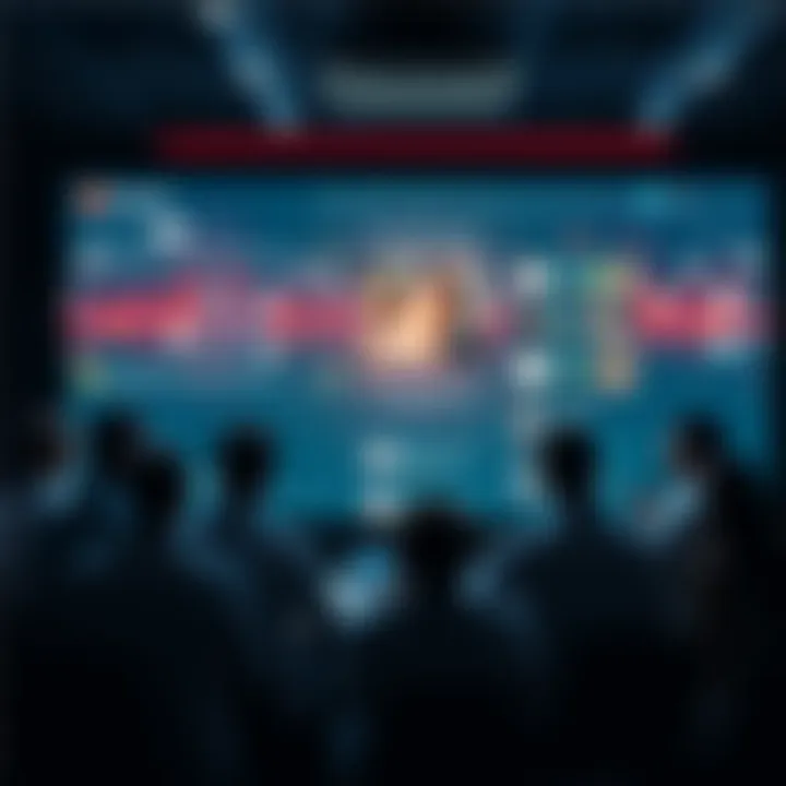 A digital forum screen showing AI-generated posts and user interactions.