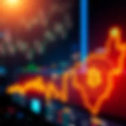 A graph showing the upward trend of AI cryptocurrencies with logos of top players like Unif AI and Siren.