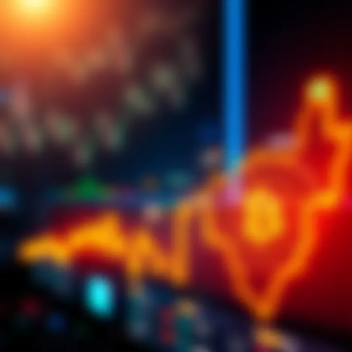 A graph showing the upward trend of AI cryptocurrencies with logos of top players like Unif AI and Siren.