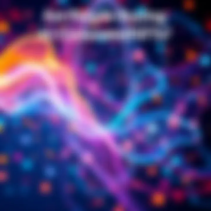 Colorful abstract digital art created by AI, showcasing unique patterns and designs