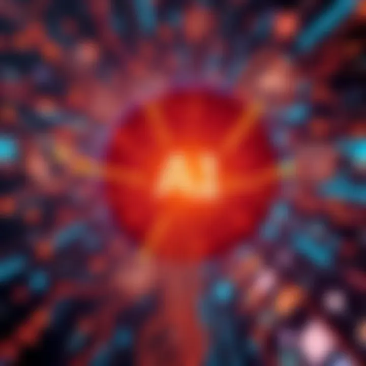 A visual representation of AI memory with interconnected Knowledge Assets symbolizing data flow and transparency in various industries.