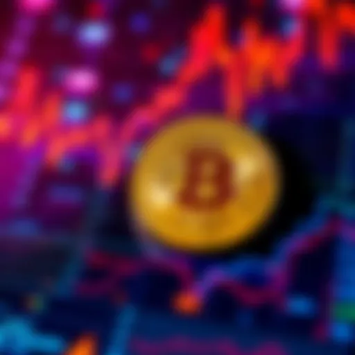 A graphic showing rising AI stock prices and a Bitcoin symbol, illustrating investment decisions