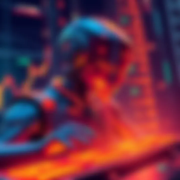 Illustration of an AI trading agent executing crypto trades using natural language processing across multiple blockchains like Ethereum, BSC, and Polygon.