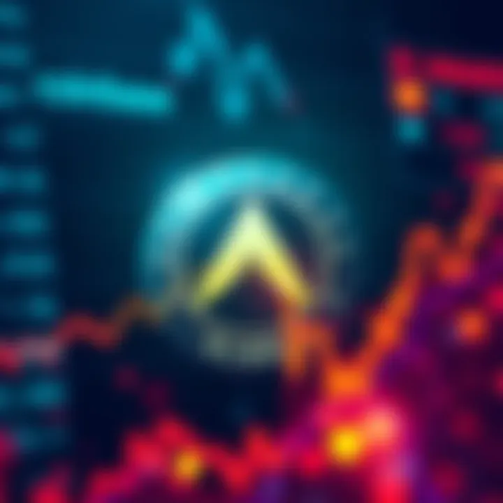 Graph showing ALGO's price increase to $0.1116 with Coinbase's endorsement in the background