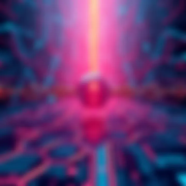 An illustration of a secure blockchain with digital signatures, symbolizing post-quantum security innovations by Algorand.