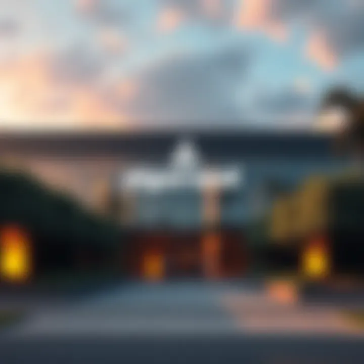 Exterior view of the Algorand Foundation office showcasing modern architecture, symbolizing their digital currency efforts.