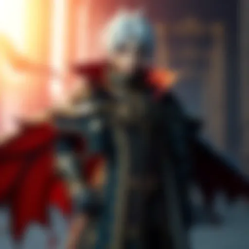 A fan model showcases a handcrafted version of Alphinaud's outfit from Final Fantasy XIV, capturing its look with attention to detail.