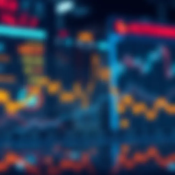Graph showing altcoin price fluctuations over time with a downward trend indicated