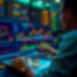 A person looking at cryptocurrency charts on a laptop with various coins displayed on the screen, reflecting on the potential profitability of shitcoins.