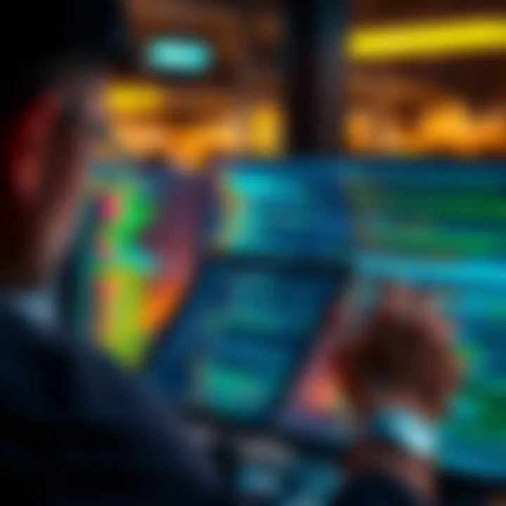 A person examining code on a computer screen, highlighting the process of reconstructing GavCoin's original source code.