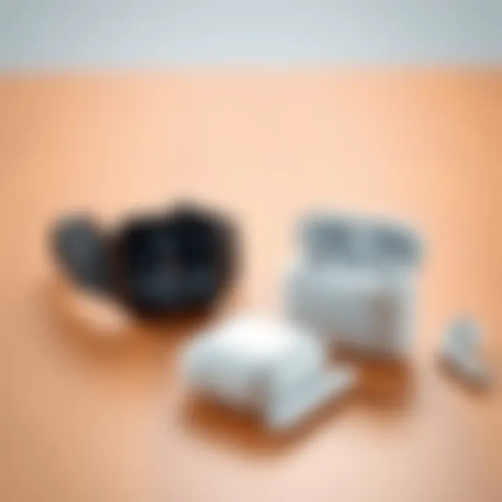 An Apple Watch Series 12 and AirPods 5 on a wooden table, showcasing their sleek designs with a light background.