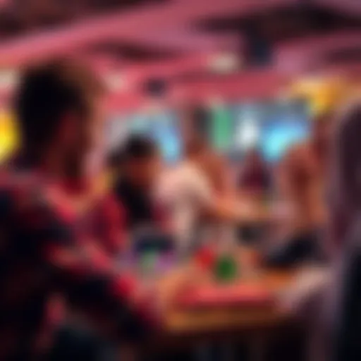 People engaging in skill-building activities and having fun together during the April Challenge.