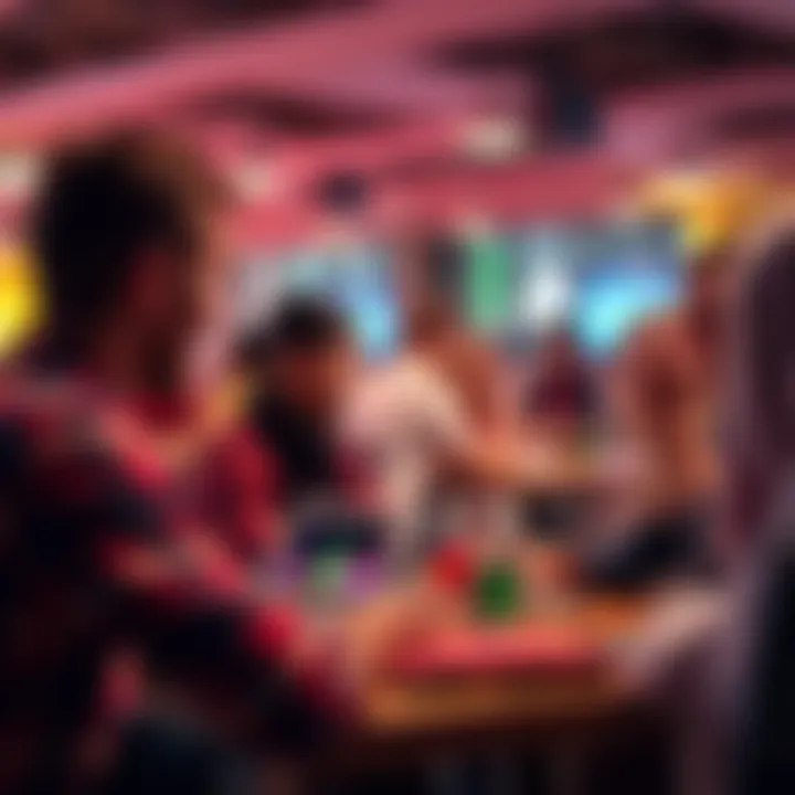 People engaging in skill-building activities and having fun together during the April Challenge.