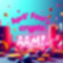 A colorful graphic promoting the April Fool's AMA event with a crypto theme, featuring fun elements like a question mark and dollar signs.