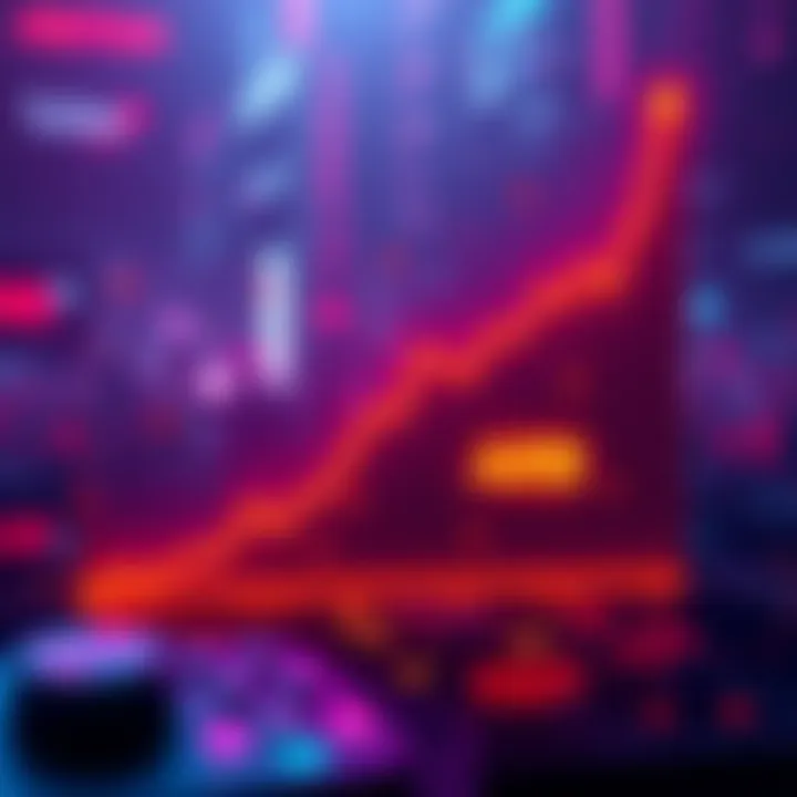 Graph showing the upward trend of Uniswap volume on Arbitrum with ARB token highlights