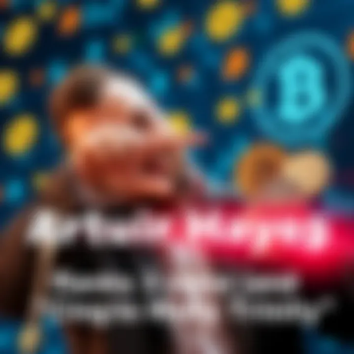 Arthur Hayes pointing to three coins: $HYPE, $ZEC, and $NEAR, with a background of digital currency symbols