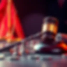 A gavel representing the legal battle between ASI Alliance and OCEAN Protocol over stolen tokens.