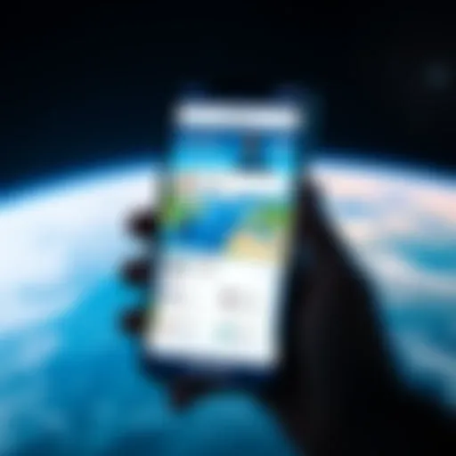 Screenshot of the Atlas Earth app showing the new Earn tab and leaderboards