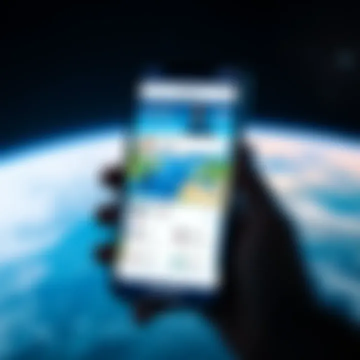 Screenshot of the Atlas Earth app showing the new Earn tab and leaderboards