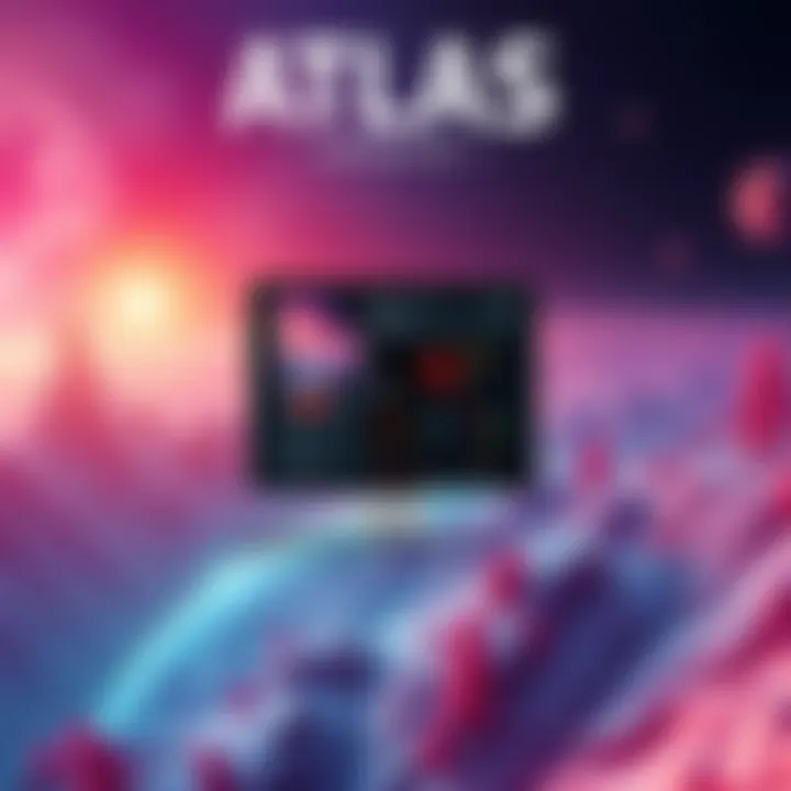 Screenshot showing the new interface of Atlas with updated features and design