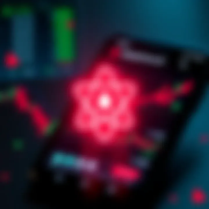 $ATOM Trading on Robinhood A graphic showing the $ATOM cryptocurrency logo with the Robinhood app interface in the background, symbolizing the new trading option.
