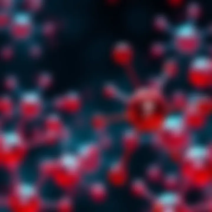 A close-up of atoms symbolizing the ongoing atom trend, with a question mark indicating uncertainty about its future.