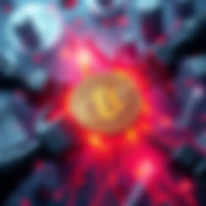 Attack on Bitcoin by Institutions A visual representation of powerful institutions targeting Bitcoin with tactics like phantom shares and market manipulation.