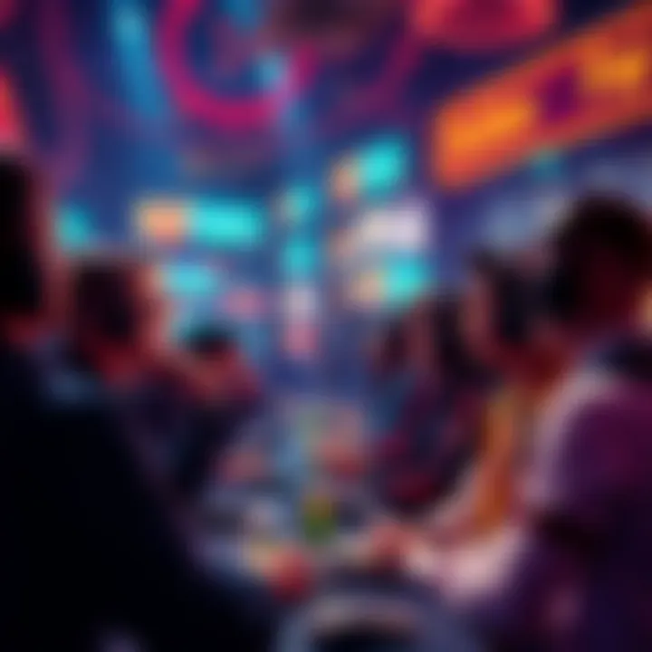 Gamers discussing auction features with concerns about fairness in a lively chat forum