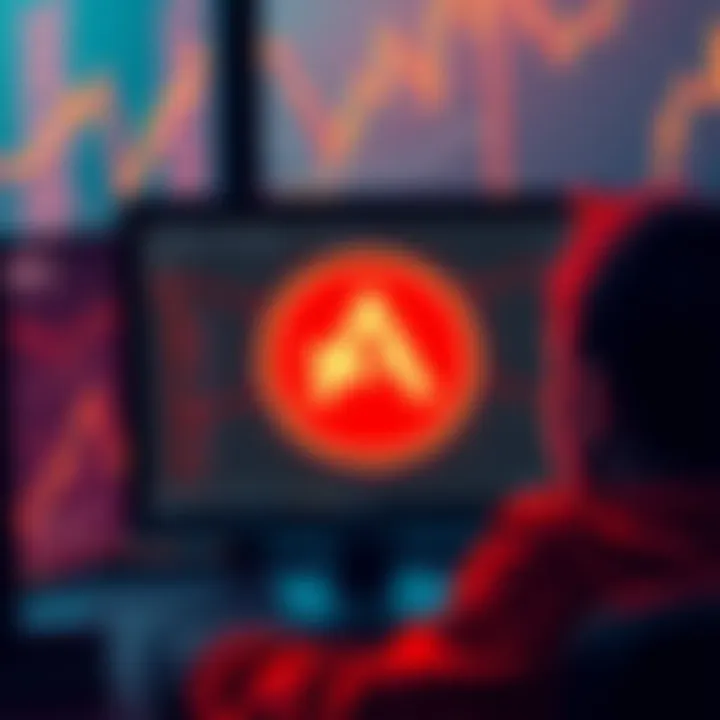 A graphic showing a frustrated person looking at a computer screen with Augur's logo, representing the limitations of the forecasting platform.