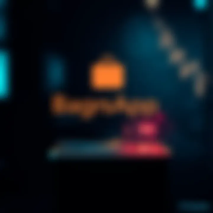 BagsApp logo with a graphic showing people registering a business on a digital platform, symbolizing quick and easy company registration.