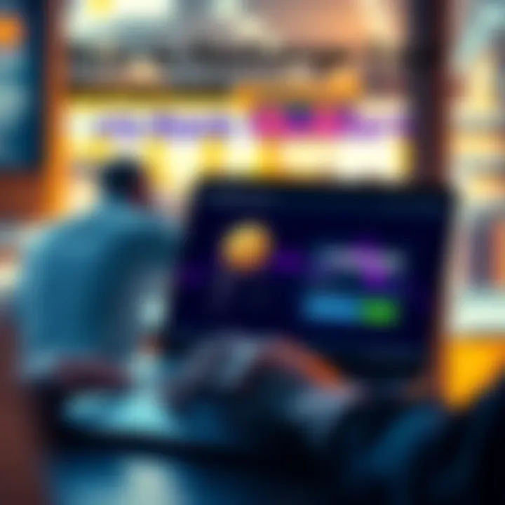 Bank transfer to Metamask A person using a laptop to send money to a Metamask account via bank transfer