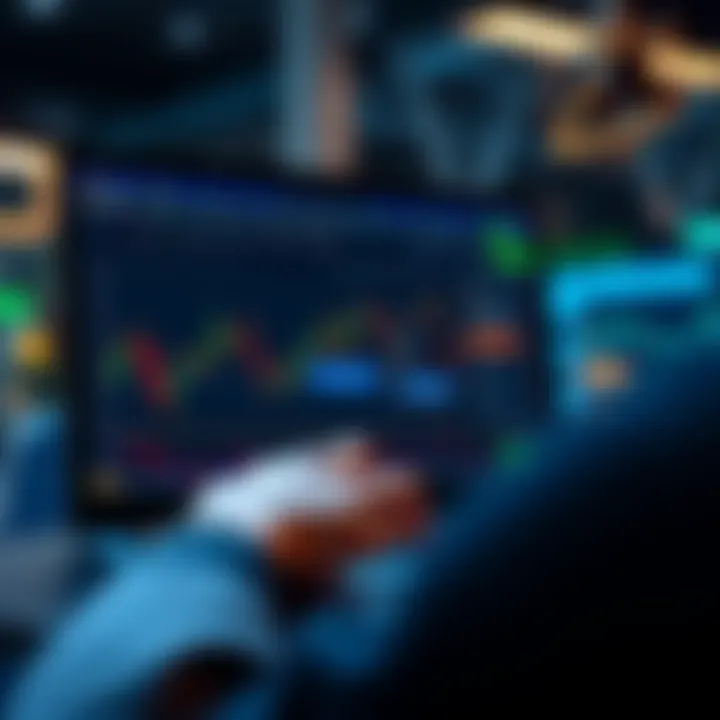A beginner-friendly cryptocurrency exchange interface showing easy navigation and low fees, with a person using a laptop to trade crypto
